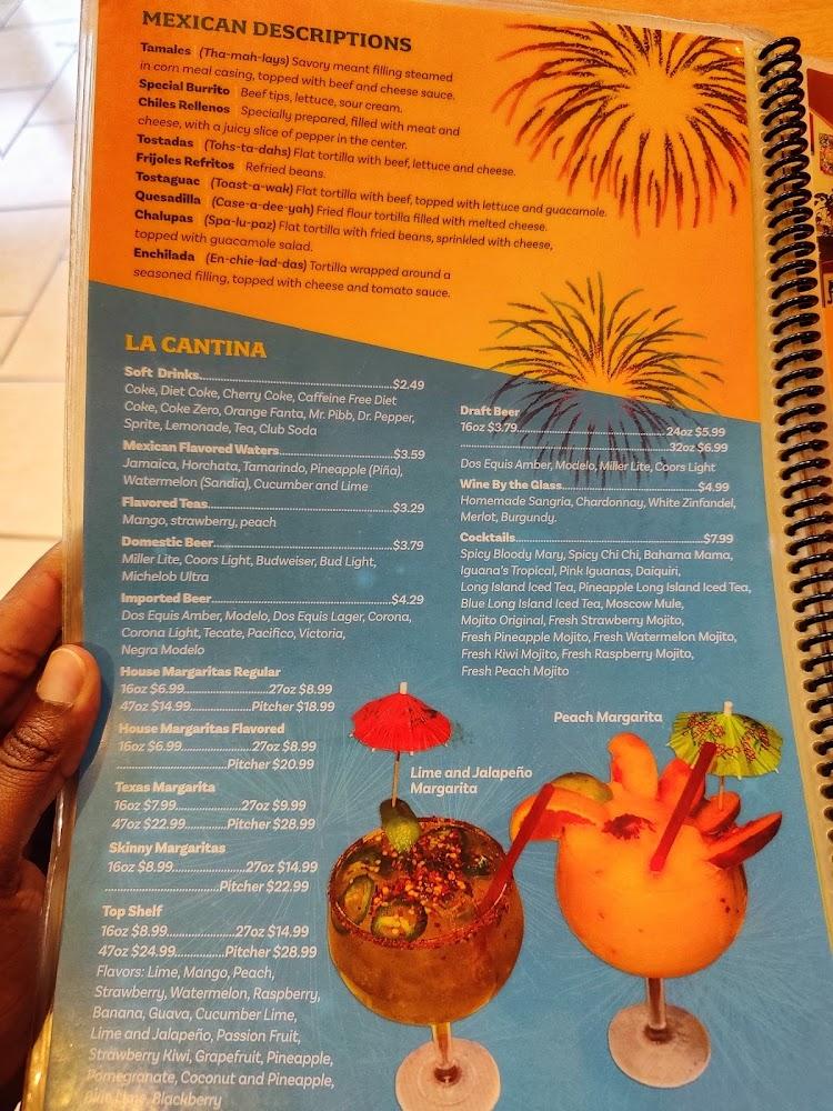 Iguana's Mexican Restaurant Menu image 4